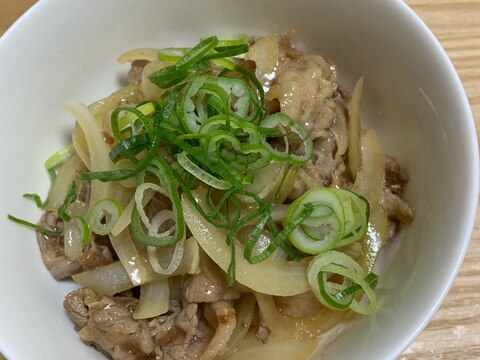 白だしで！簡単豚丼